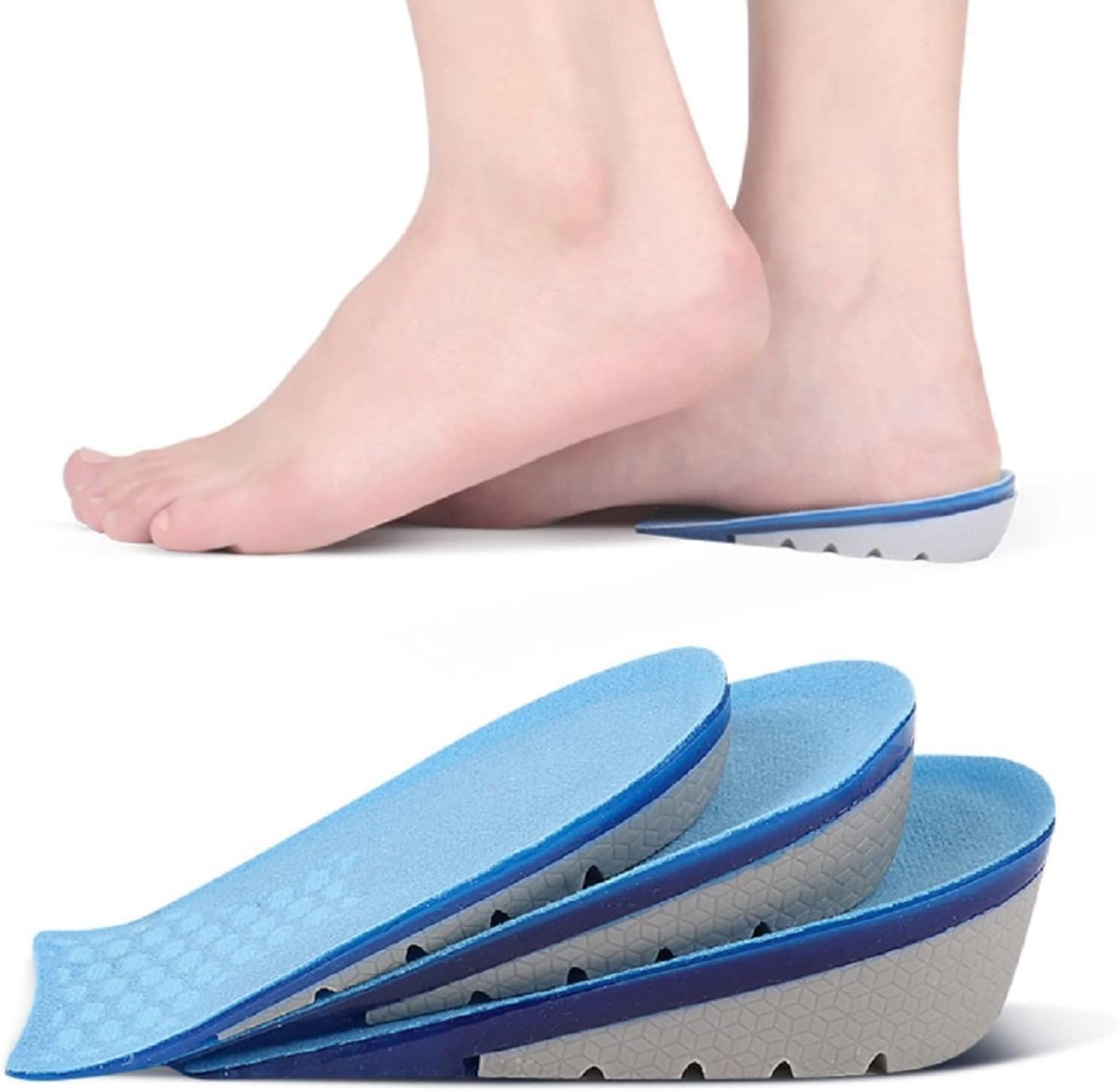Wkładki Podpiętki Podwyższające Do Butów Żelowe Uniwersalne 1,5cm Pod Pięty