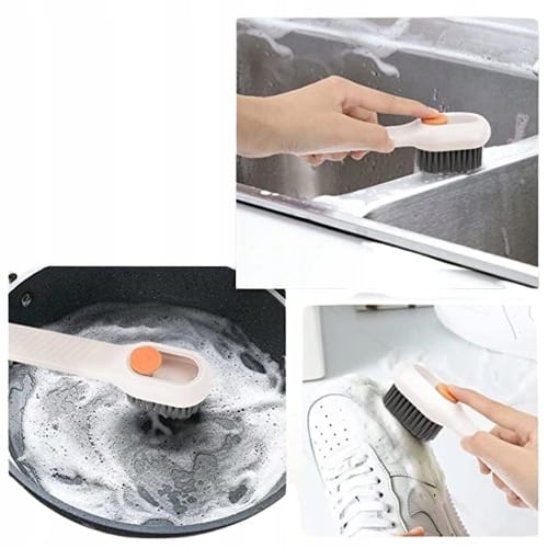 Szczotka Do Czyszczenia Butów Na Mokro Do Prania Szorowania Z Dozownikiem