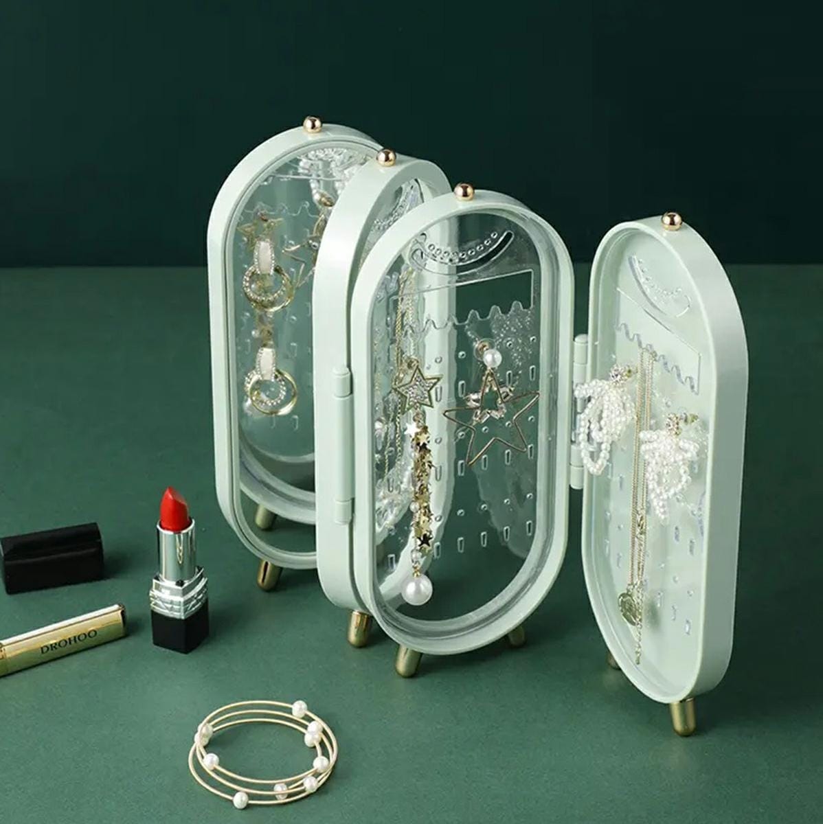 image-2723.jpeg Ekspozytor Szkatułka Organizer Kuferek Na Bransoletki Kolczyki