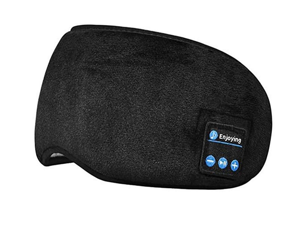 Opaska Na Oczy Do Spania Podróżna Maska Bluetooth Głośnik Relaksacyjna Usb