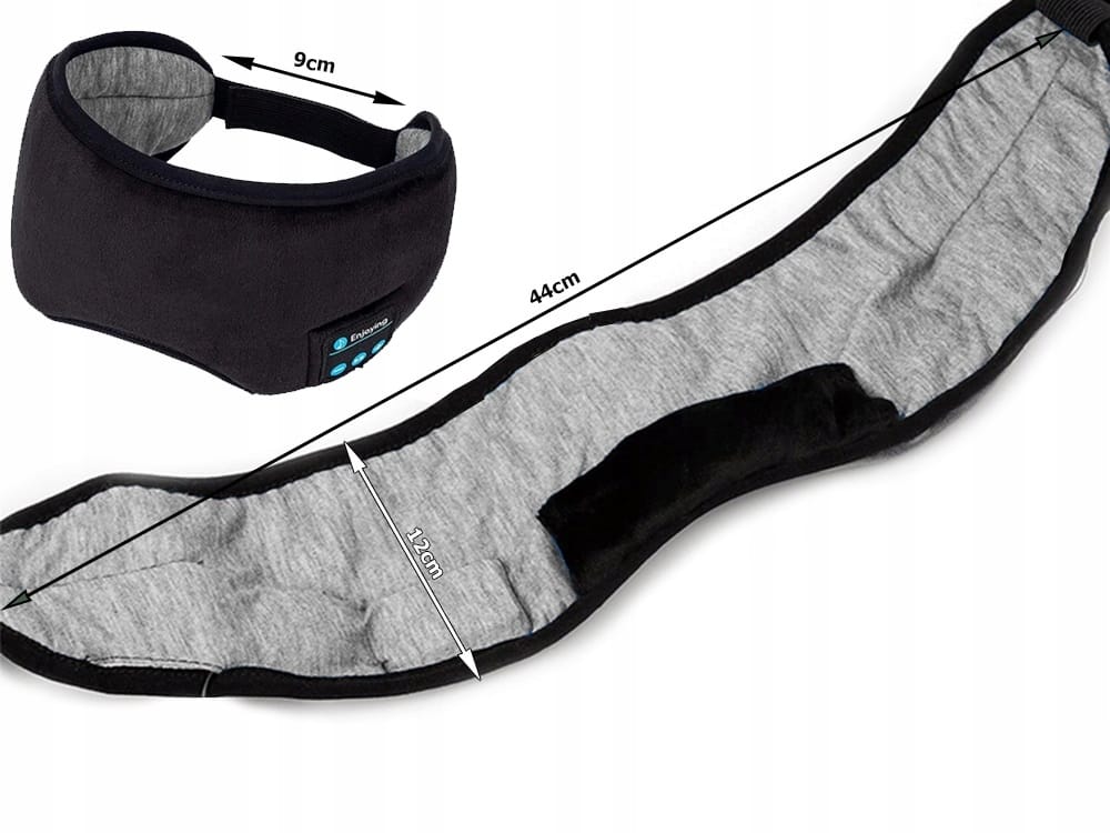 Opaska Na Oczy Do Spania Podróżna Maska Bluetooth Głośnik Relaksacyjna Usb