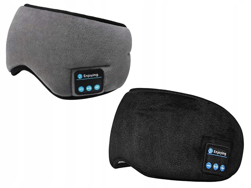 Opaska Na Oczy Do Spania Podróżna Maska Bluetooth Głośnik Relaksacyjna Usb
