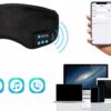 Opaska Na Oczy Do Spania Podróżna Maska Bluetooth Głośnik Relaksacyjna Usb
