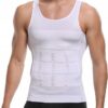 Koszulka Męska Wyszczuplająca Modelująca Podkoszulka Slim Bez Rękawów m