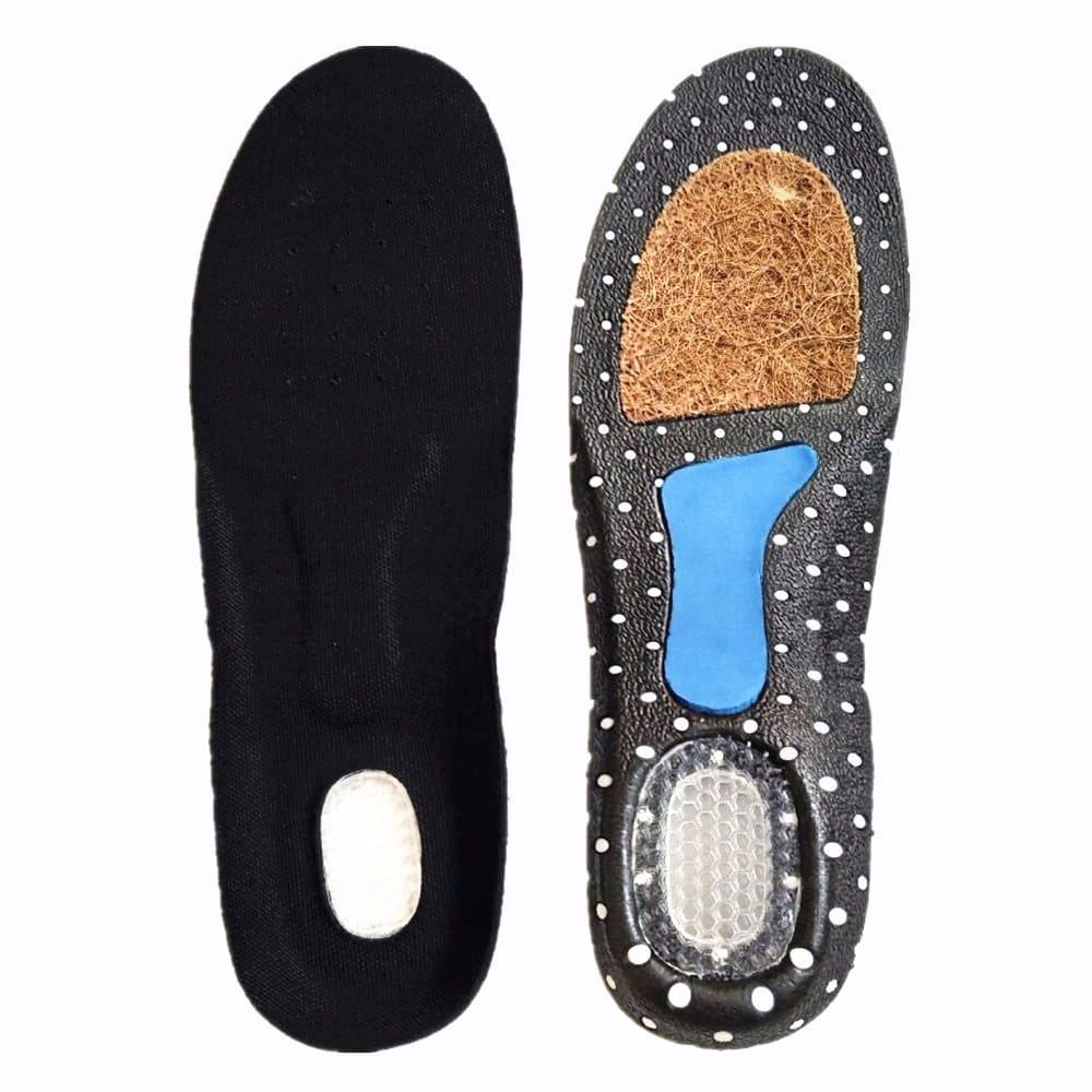Wkładki Do Butów Z Żelową Podpiętką Przeciwpotne Pięta Z Żelem 35-40