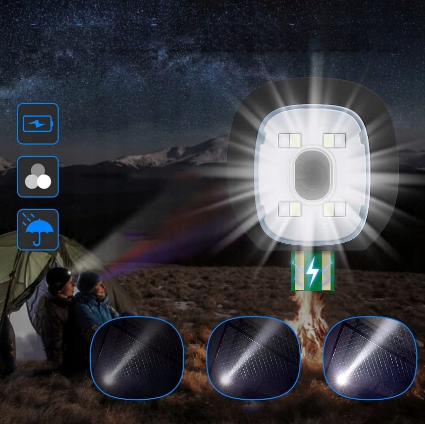 image-2856.jpeg Czapka Męska Zimowa Robocza Z Latarką Led Wywijana Uni Ciepła Sportowa Usb