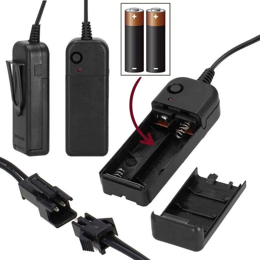 Maska Led Świecąca Ledowa Halloween Impreza Purge Straszna Na Baterie Party