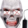 Maska Świecąca Ledowa Halloween Impreza Koncert Purge Led Kościotrup Czacha