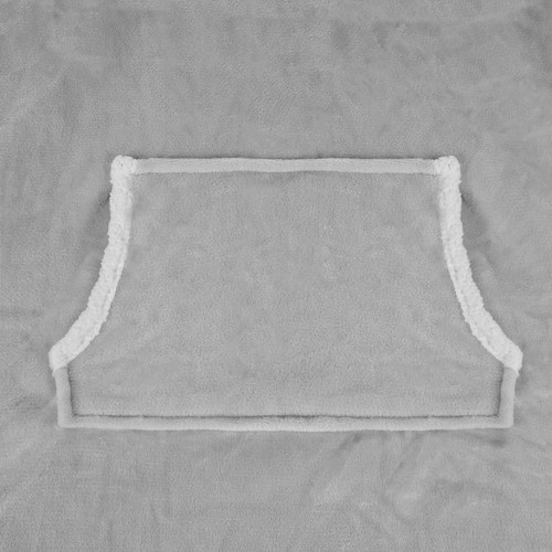 Duża Kocobluza Oversize Gruba Miękka Koc Bluza Z Kapturem Szlafrok Siwa