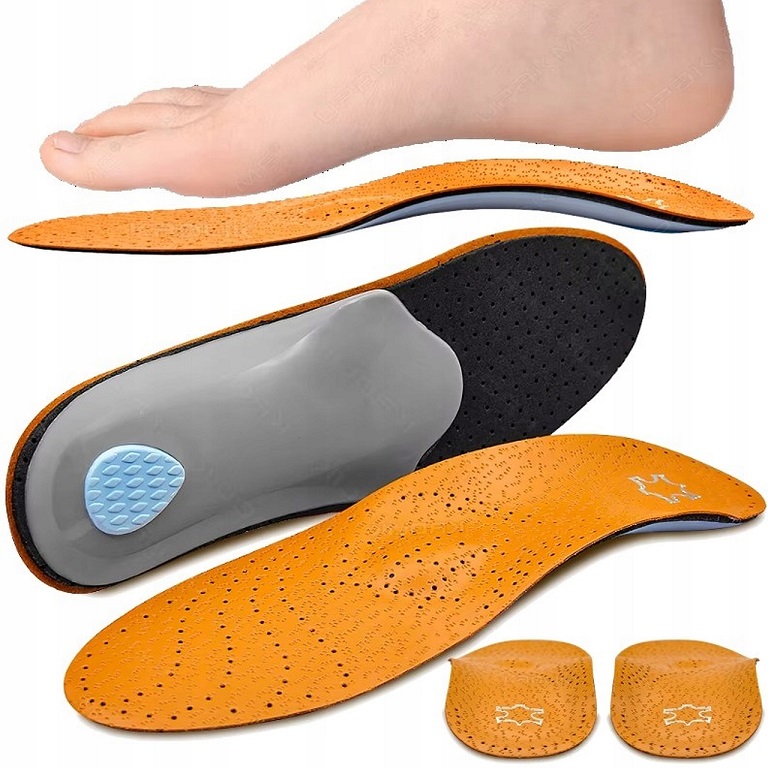 Wkładki Butów Na Płaskostopie Koślawość Supinujące Ortopedyczne Skórzane