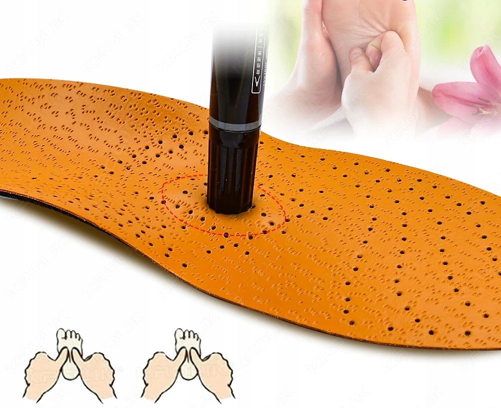 Wkładki Butów Na Płaskostopie Koślawość Supinujące Ortopedyczne Skórzane