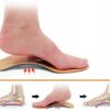 Wkładki Butów Na Płaskostopie Koślawość Supinujące Ortopedyczne Skórzane
