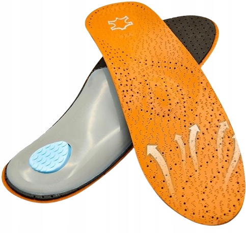 Wkładki Butów Na Płaskostopie Koślawość Supinujące Ortopedyczne Skórzane