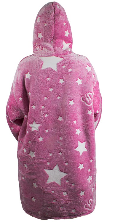 Ciepła Bluza Kocobluza Xxl Koc Oversize 2w1 Gruba Długa Futrzak Z Kapturem