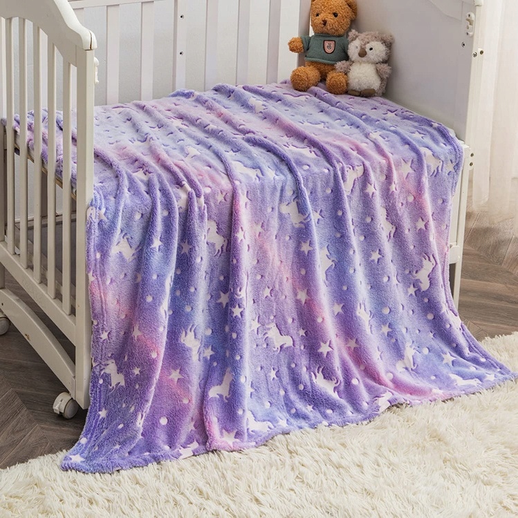 Bluza Oversize Ciepły Koc Koco Szlafrok Kieszenie Świecący Rękawy Fiolet