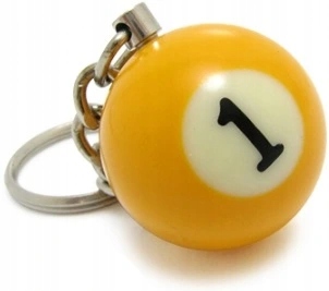 Brelok Kula Bilardowa Breloczek Zawieszka Do Kluczy Bilard Bila Nr1 2 3 4 5