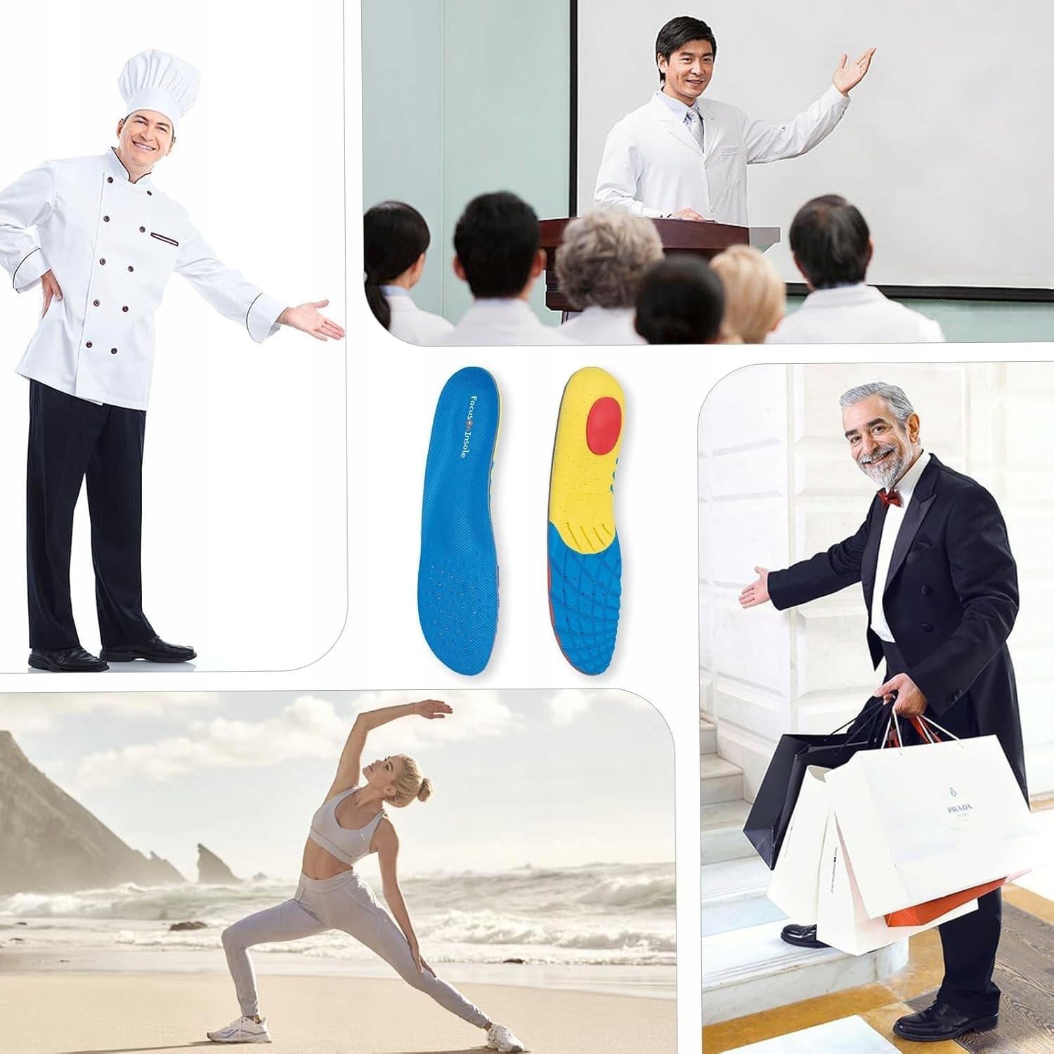 Wkładki Do Butów Na Płaskostopie Koślawość Supinujące Ortopedyczne 43 - 45