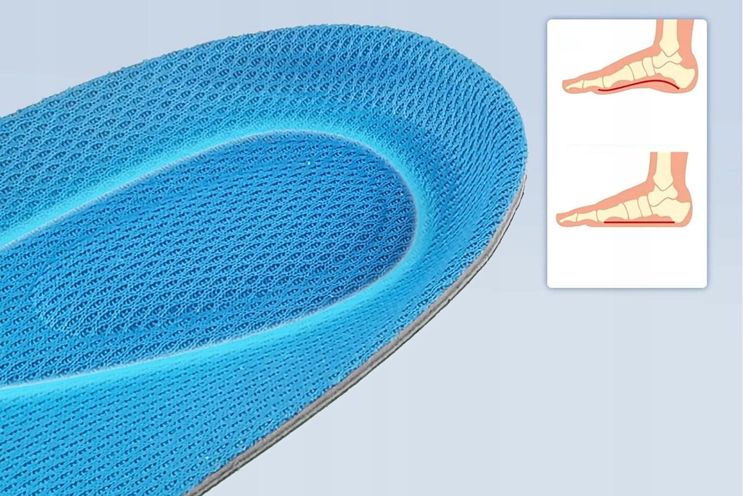 Wkładki Do Butów Na Płaskostopie Koślawość Supinujące Ortopedyczne 43 - 45