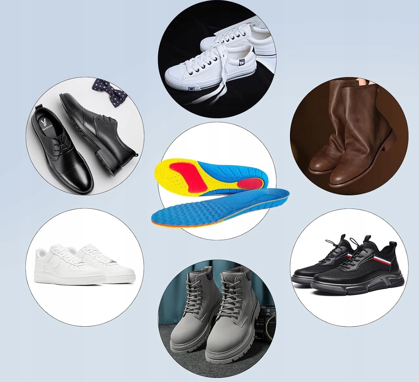 Wkładki Do Butów Na Płaskostopie Koślawość Supinujące Ortopedyczne 43 - 45