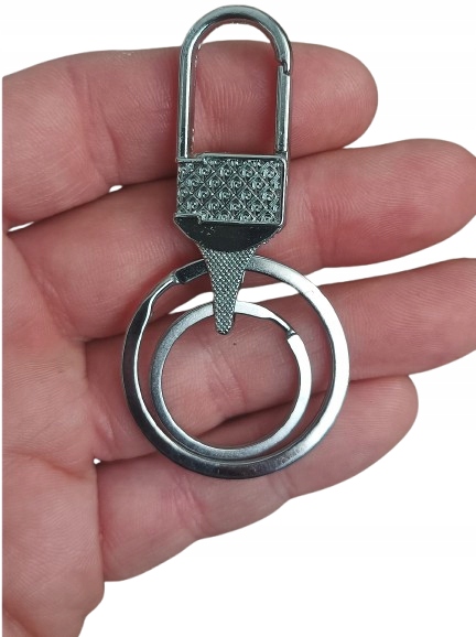 Brelok Karabińczyk Do Kluczy Z Podwójnym Kółkiem Breloczek Podwójny 2 Kółka