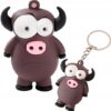 Brelok Gumowy Do Kluczy Plecaka Torebki Breloczek Zawieszka Zwierzak Byk