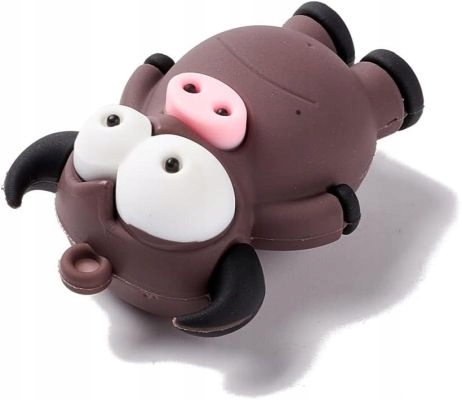 Brelok Gumowy Do Kluczy Plecaka Torebki Breloczek Zawieszka Zwierzak Byk