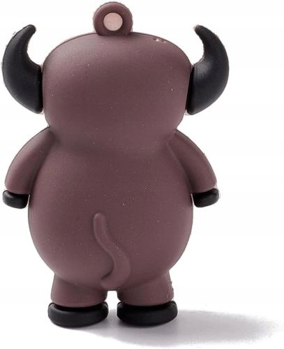 Brelok Gumowy Do Kluczy Plecaka Torebki Breloczek Zawieszka Zwierzak Byk