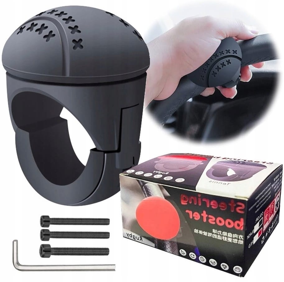 Uchwyt Na Gałkę Kierownicy Pokrętło Wspomagania Kierownicy Obrót O 360°