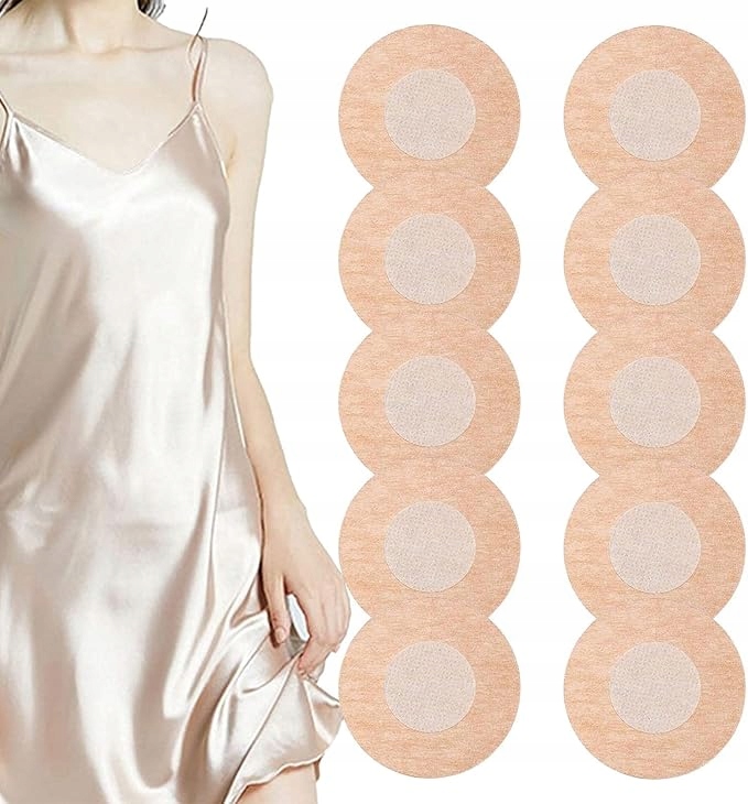 Płatki Na Sutki Naklejki Nakładki Na Brodawki Maskujące Sutek 10 Sztuk