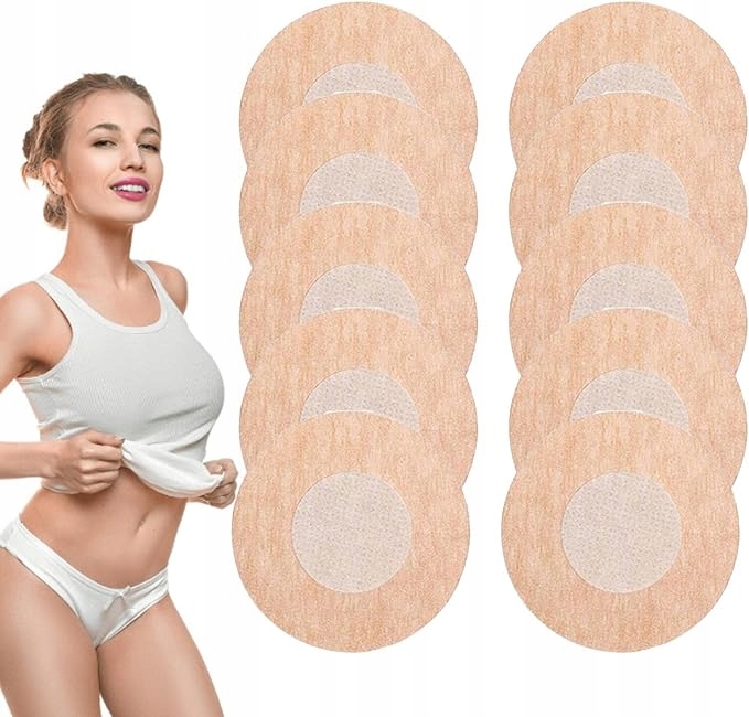 Płatki Na Sutki Naklejki Nakładki Na Brodawki Maskujące Sutek 10 Sztuk