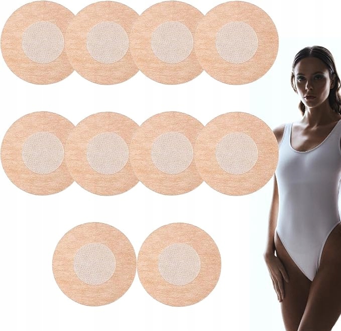 Płatki Na Sutki Naklejki Nakładki Na Brodawki Maskujące Sutek 10 Sztuk