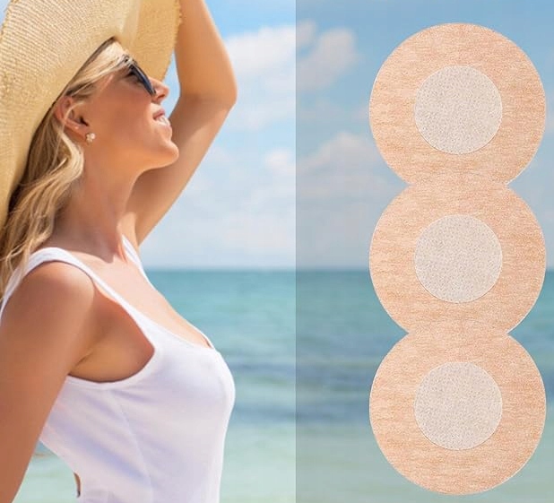 Płatki Na Sutki Naklejki Nakładki Na Brodawki Maskujące Sutek 10 Sztuk