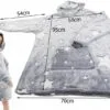 Kocobluza Koc Bluza Oversize Męska Damska Długa Gwiazdki Świecąca Ciepła