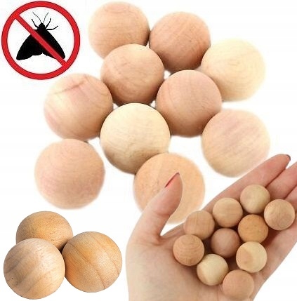 X15 Kulki Cedrowe Na Mole Do Ubrań Butów Drewniane Odzieżowe Odstraszacz