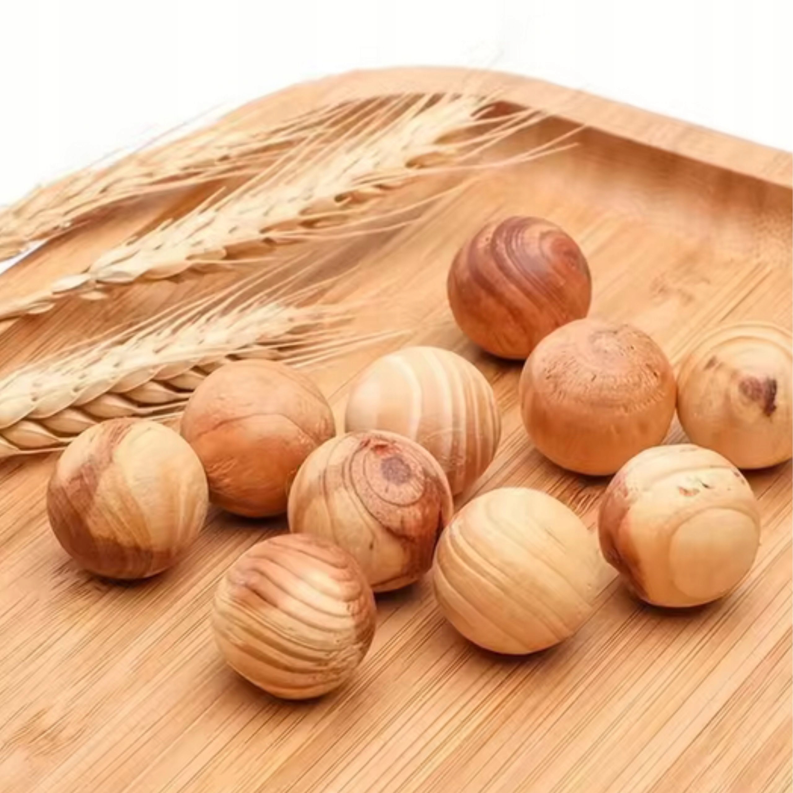 X15 Kulki Cedrowe Na Mole Do Ubrań Butów Drewniane Odzieżowe Odstraszacz