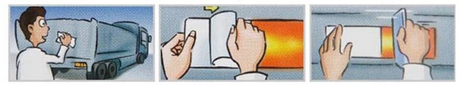 Taśma Odblaskowa Samoprzylepna Rolka 45 Metrów 5cm Pomarańczowa Homologacja