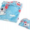 Ciepła Bluza Koc Oversize Gruba Kocobluza Z Kapturem Zimowa Piżama Ciepła