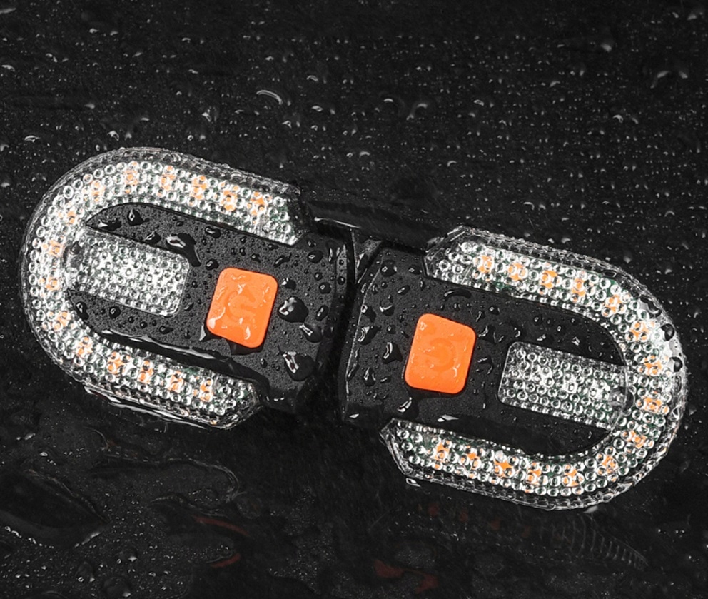 Kierunkowskazy Rowerowe Led Do Hulajnogi Do Roweru 2 Sztuki Ledowe + Pilot