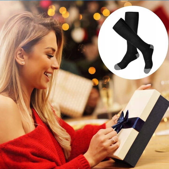 Podgrzewane Skarpety Eletkryczne Getry Zimowe Ogrzewacze Termiczne Do Stóp