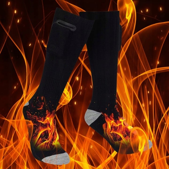 Podgrzewane Skarpety Eletkryczne Getry Zimowe Ogrzewacze Termiczne Do Stóp