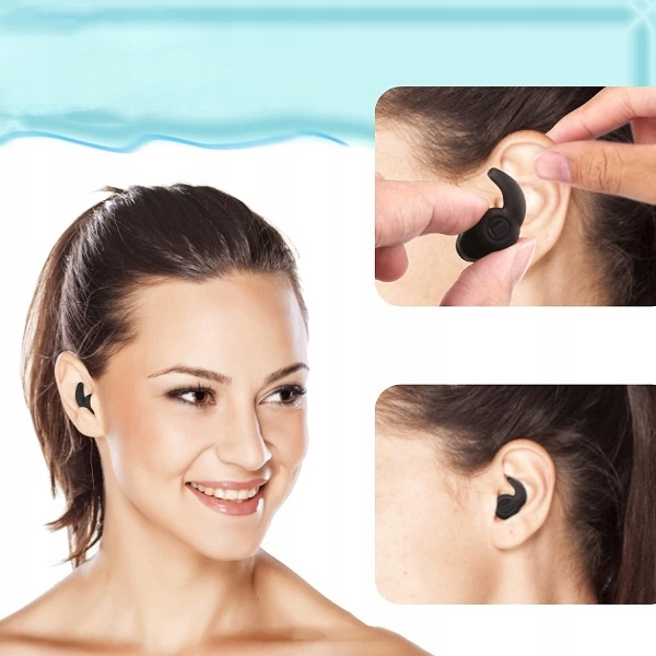 Zatyczki Do Uszu Stopery Wkładki Do Spania Silikonowe Na Lepszy Sen Czarne