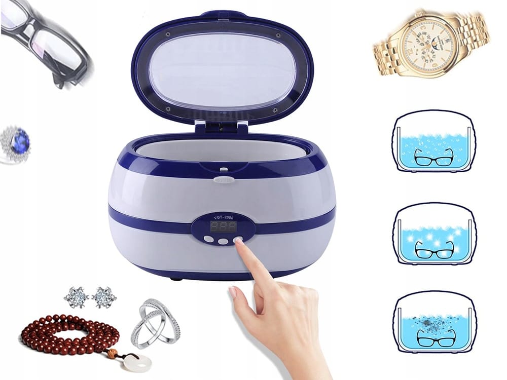 Myjka Ultradźwiękowa Sterylizator Kosmetyczny Do Czyszczenia Dezynfekcja