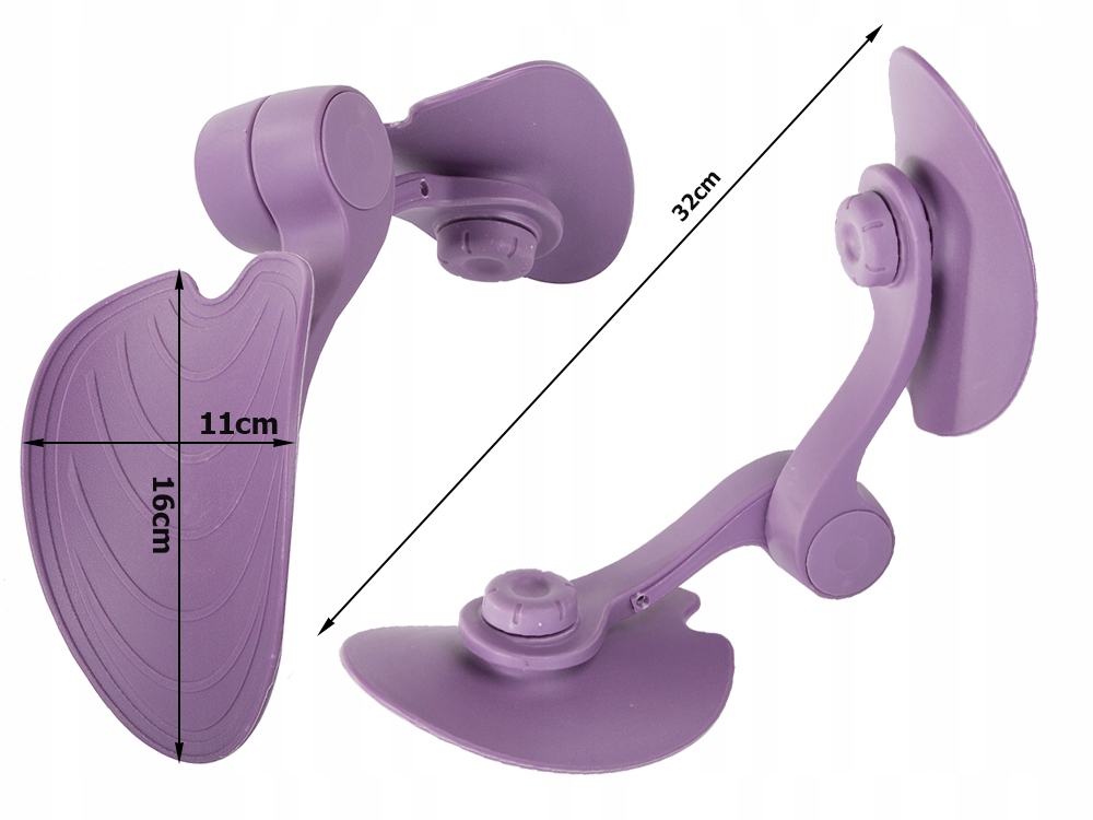 Motylek Do Ćwiczeń Mięśni Dna Miednicy Trenażer Ud Trener Bioder Fioletowy