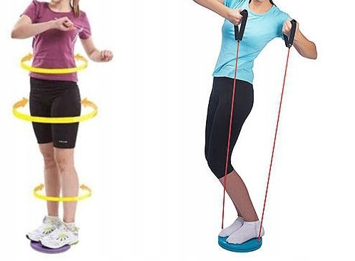 Twister Dysk Z Wypustkami Krążek Obrotowy Do Ćwiczeń Ciała Masaż Z Linkami