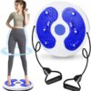 Twister Dysk Z Wypustkami Krążek Obrotowy Do Ćwiczeń Ciała Masaż Z Linkami