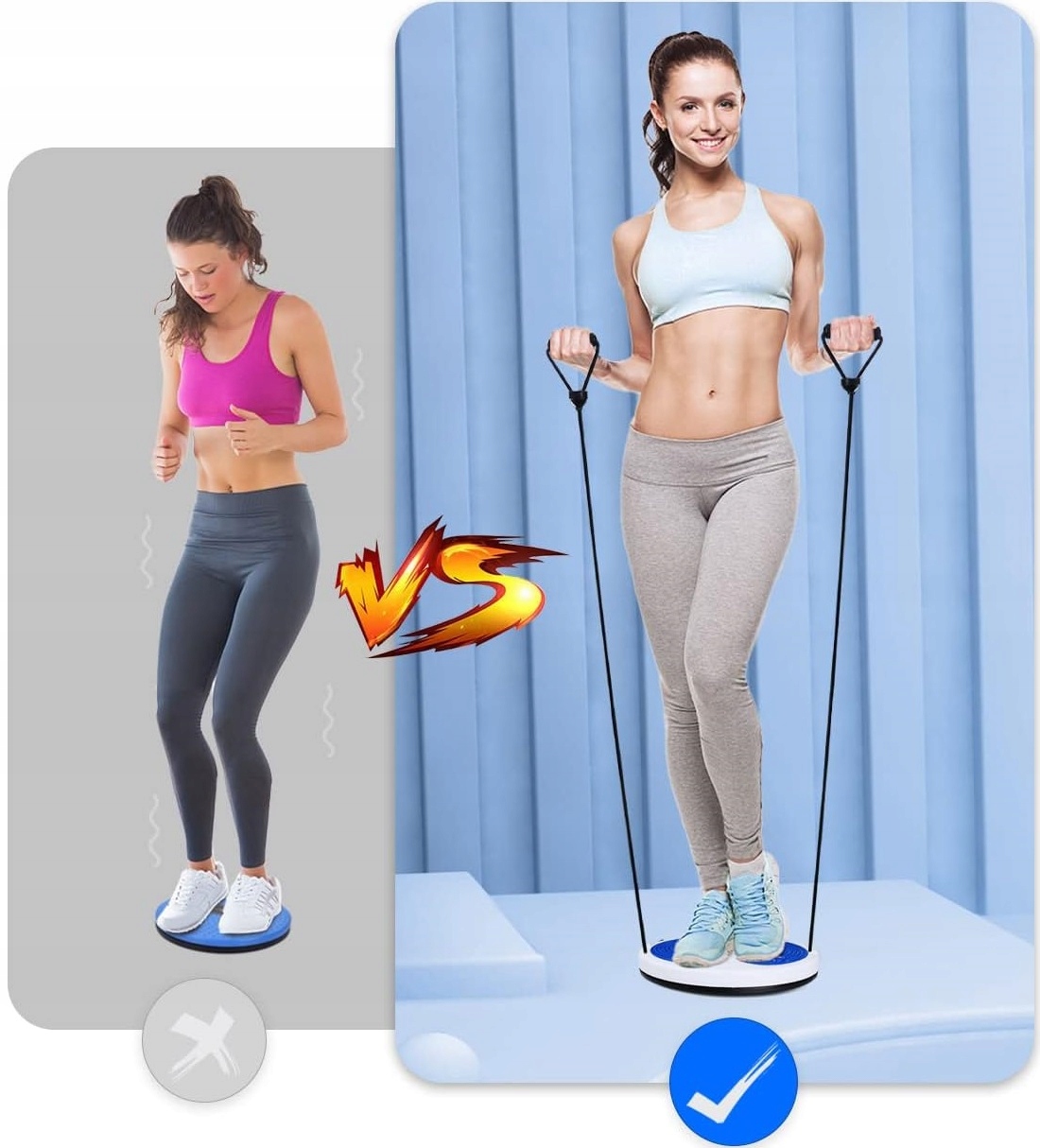 Twister Dysk Z Wypustkami Krążek Obrotowy Do Ćwiczeń Ciała Masaż Z Linkami