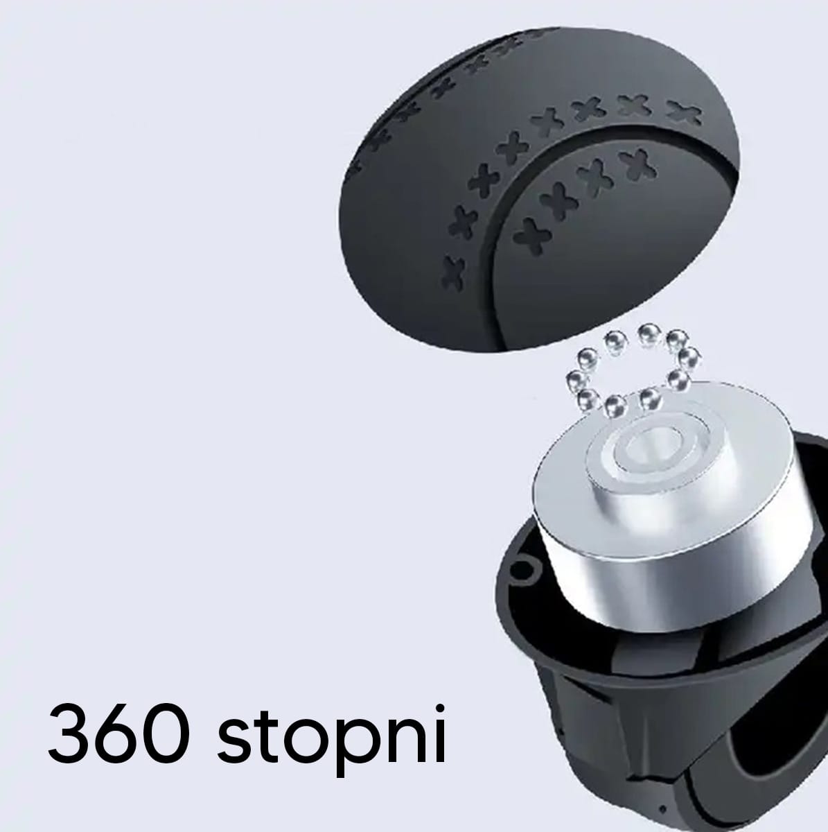 Uchwyt Na Gałkę Kierownicy Pokrętło Wspomagania Kierownicy Obrót O 360°