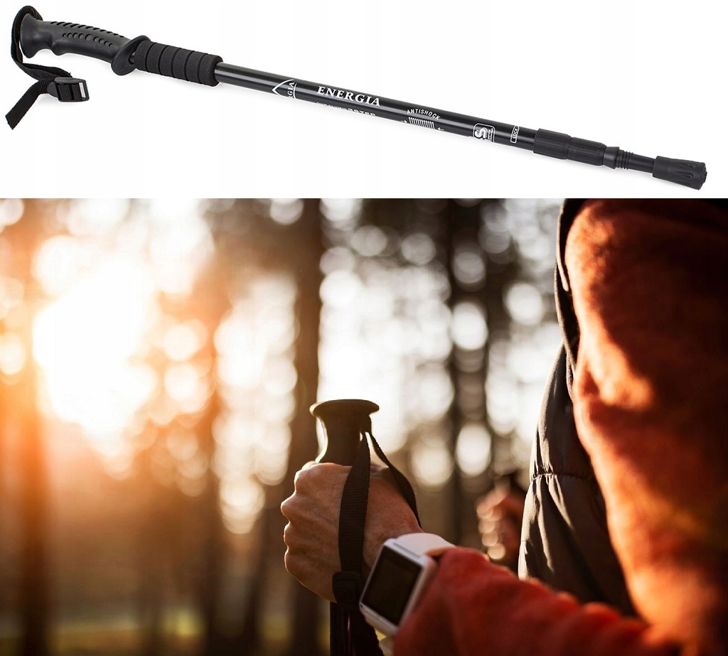 Kijki Do Nordic Walking Chodzenia Kije Trekkingowe Mega Wygodne Zestaw 2szt