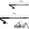 Kijki Do Nordic Walking Chodzenia Kije Trekkingowe Mega Wygodne Zestaw 2szt