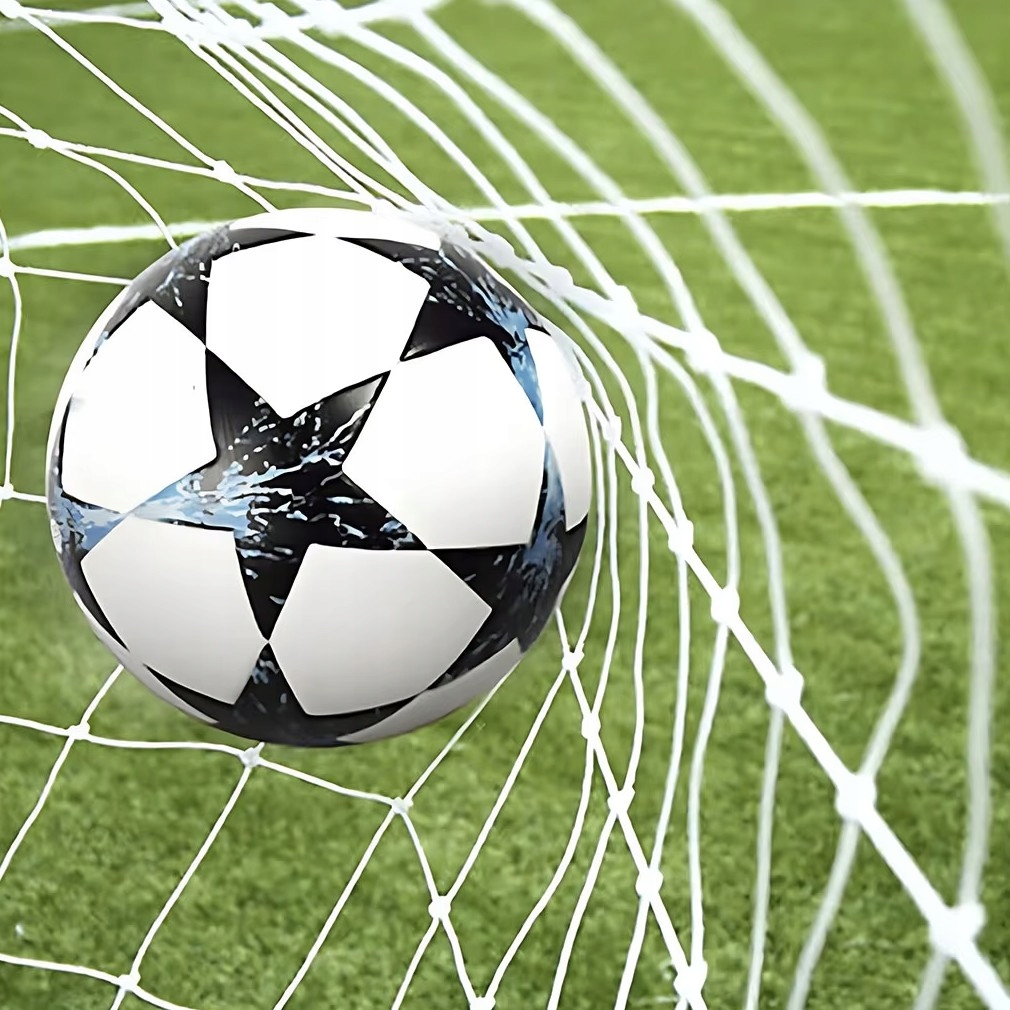 Siatka Super Mocna Do Bramki Piłkarskiej Wzmocniona 213x150x90 cm